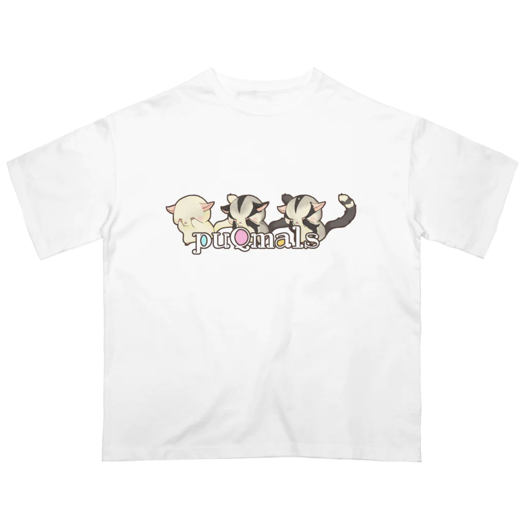 puQmalsのpuQmalsテレテレももんが オーバーサイズTシャツ