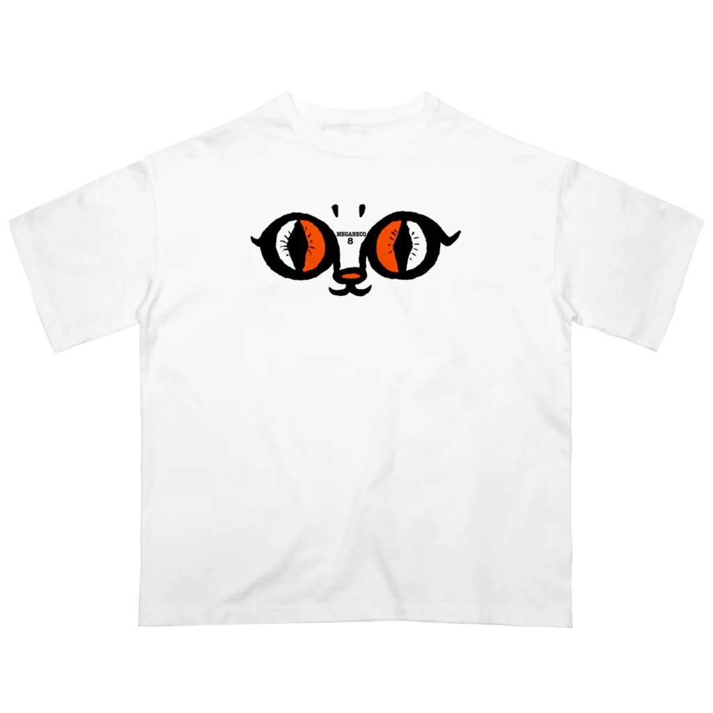 alphathink factoryのMEGANECO8（猫） オーバーサイズTシャツ