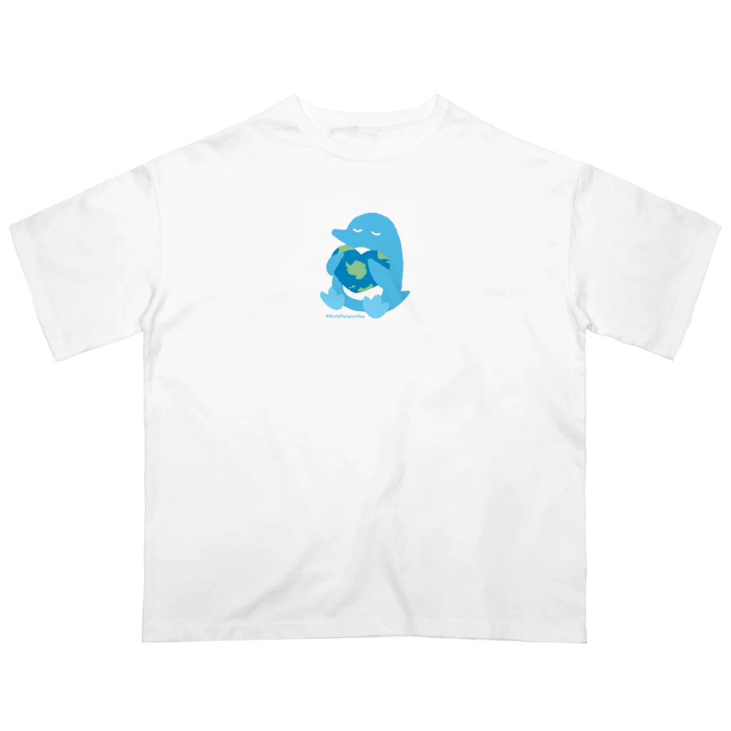 This is Mine（ディスイズマイン）の【寄付つき】#WorldPenguinDay（片面プリント） Oversized T-Shirt