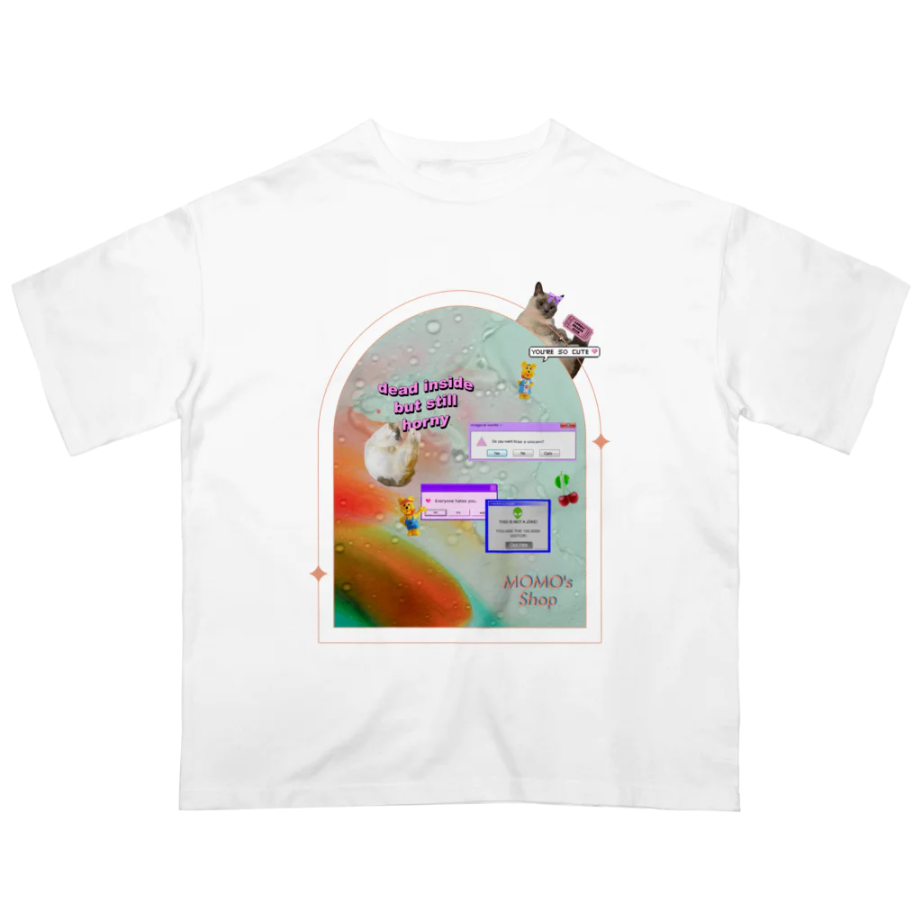 𝙈𝙊𝙈𝙊'𝙨 𝙎𝙝𝙤𝙥のゼリー オーバーサイズTシャツ