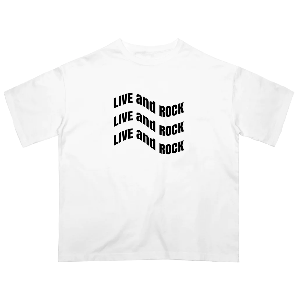 L&RのL&R  LIVE and ROCK オーバーサイズTシャツ