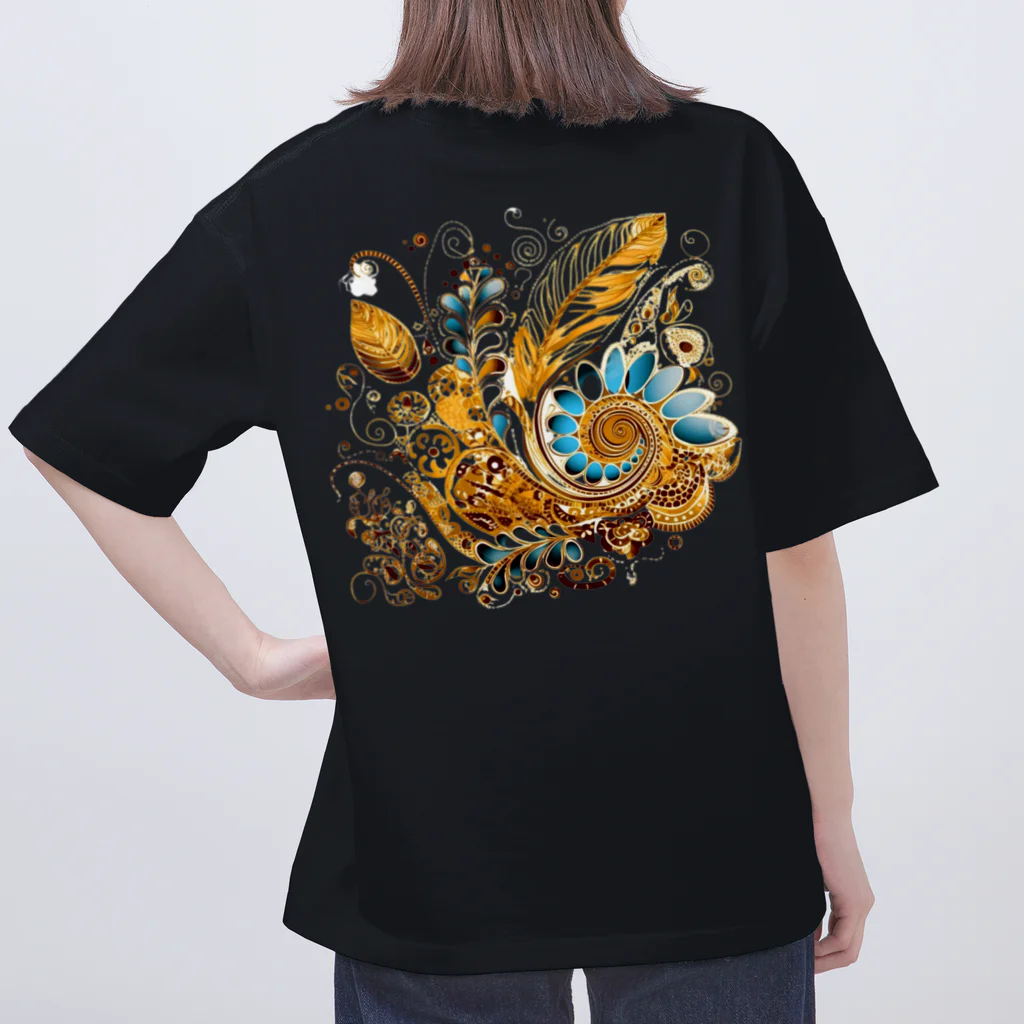 Connect Happiness DesignのGolden  Leaves Oversized T-Shirt