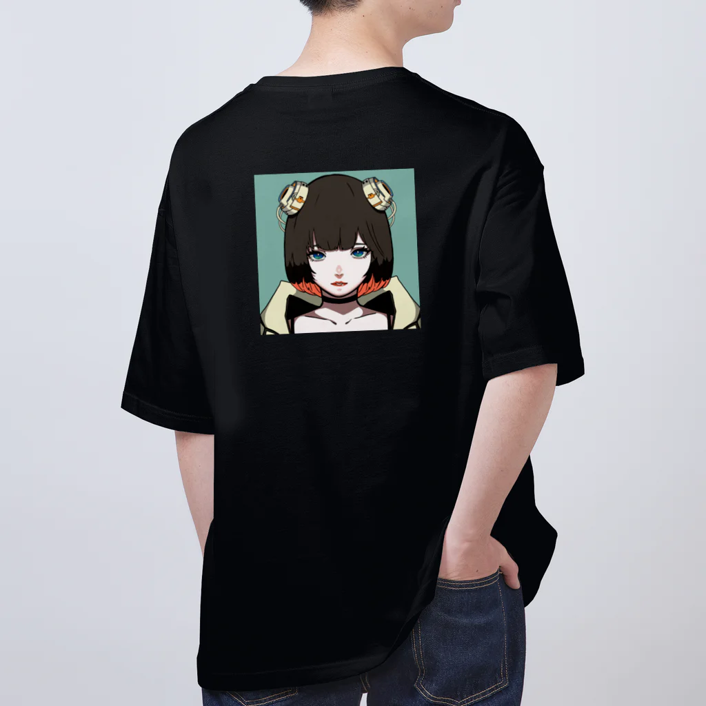 しゅりん - Shopのメカシリーズ #023 humanoid robotics Oversized T-Shirt