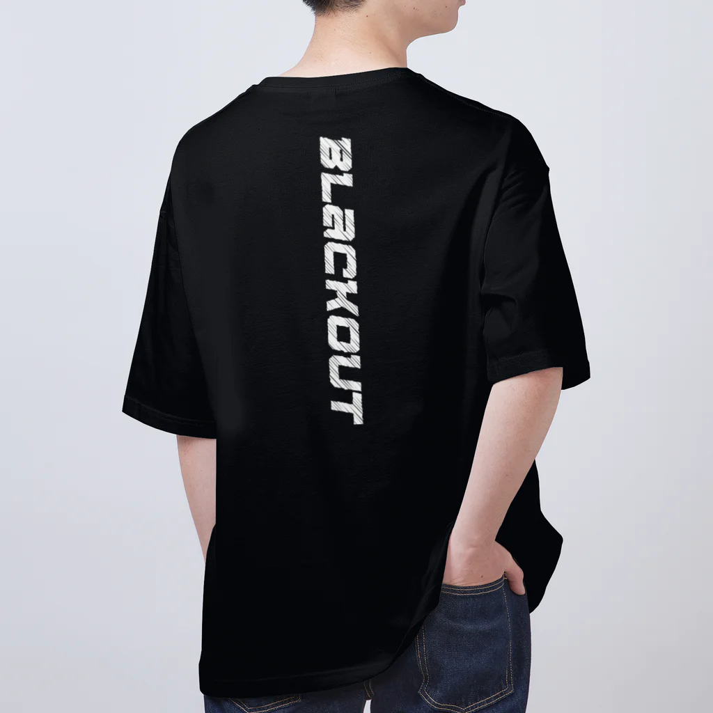 forREALのブラックアウト Oversized T-Shirt