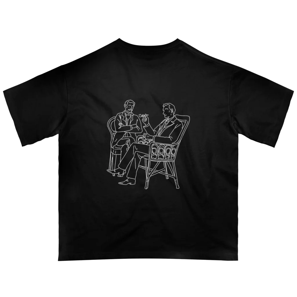 KOGUのシャーロックホームズおしゃれグッズ(裏表プリント) オーバーサイズTシャツ