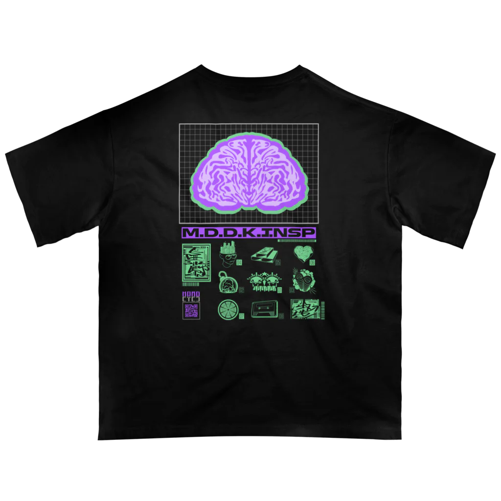 KEDARUGE EYEsのMUDADUKAI INSPIRATION -BRAINDEAD- オーバーサイズTシャツ