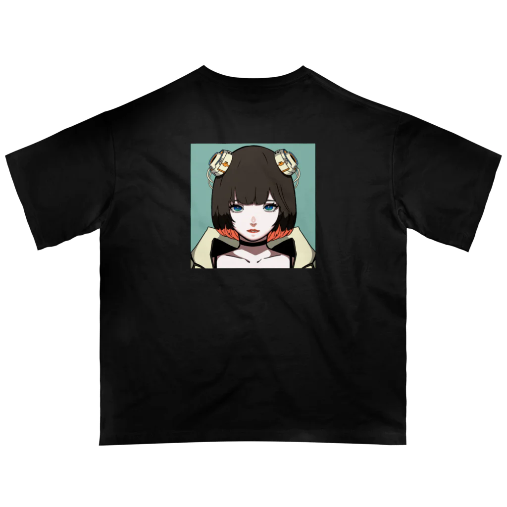 しゅりん - Shopのメカシリーズ #023 humanoid robotics Oversized T-Shirt