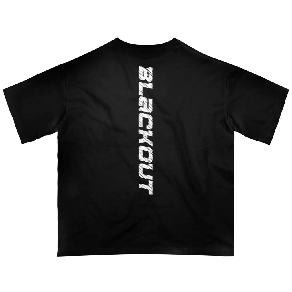 forREALのブラックアウト オーバーサイズTシャツ