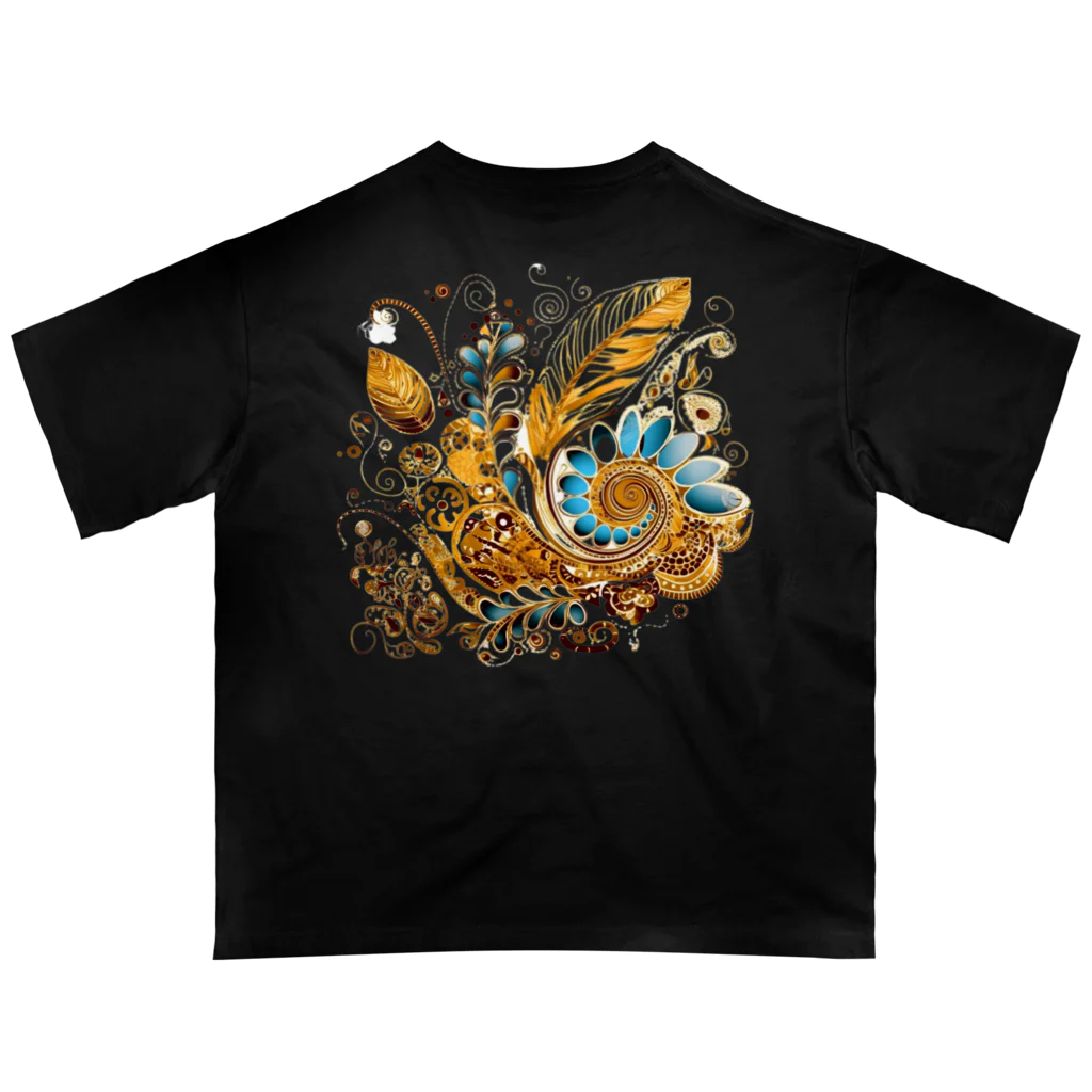 Connect Happiness DesignのGolden  Leaves Oversized T-Shirt