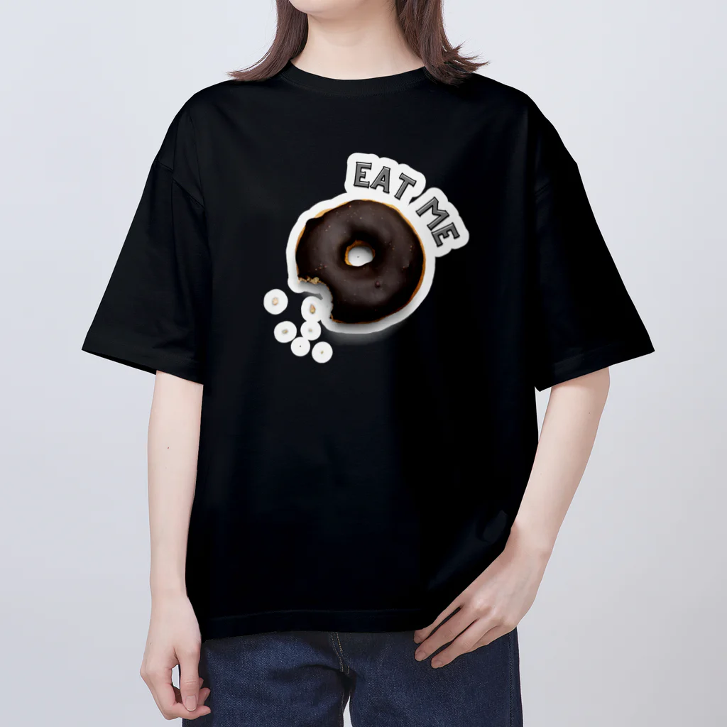 のじのドーナツショップのドーナツプリント オーバーサイズTシャツ