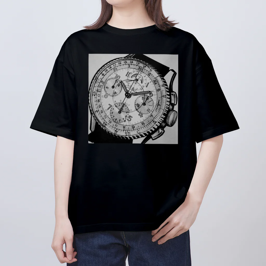 YS VINTAGE WORKSの1940年代 ブライトリング　クロノマットムーンフェイズ Oversized T-Shirt