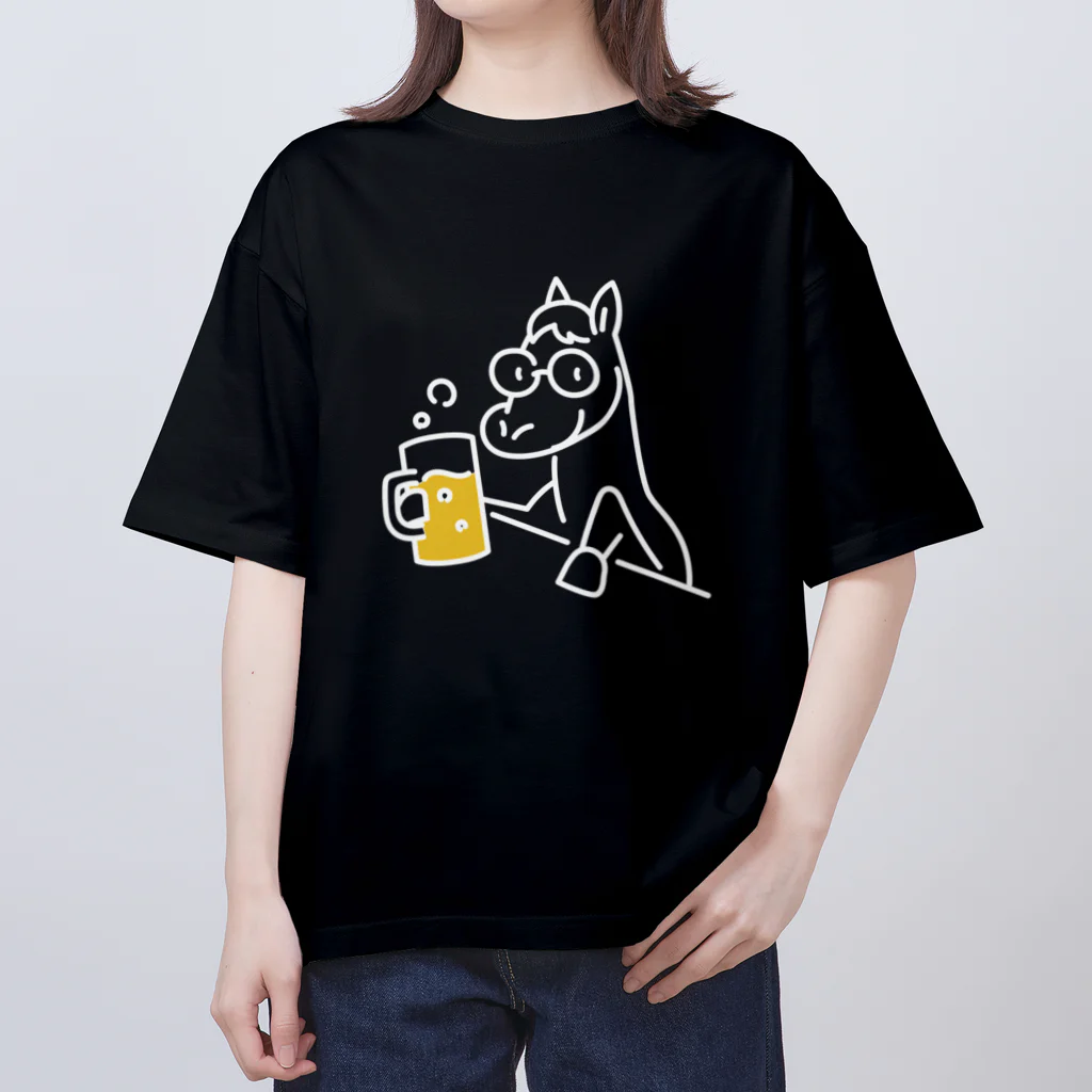 とうけいばのビールが旨いオーバーＴ (濃) Oversized T-Shirt