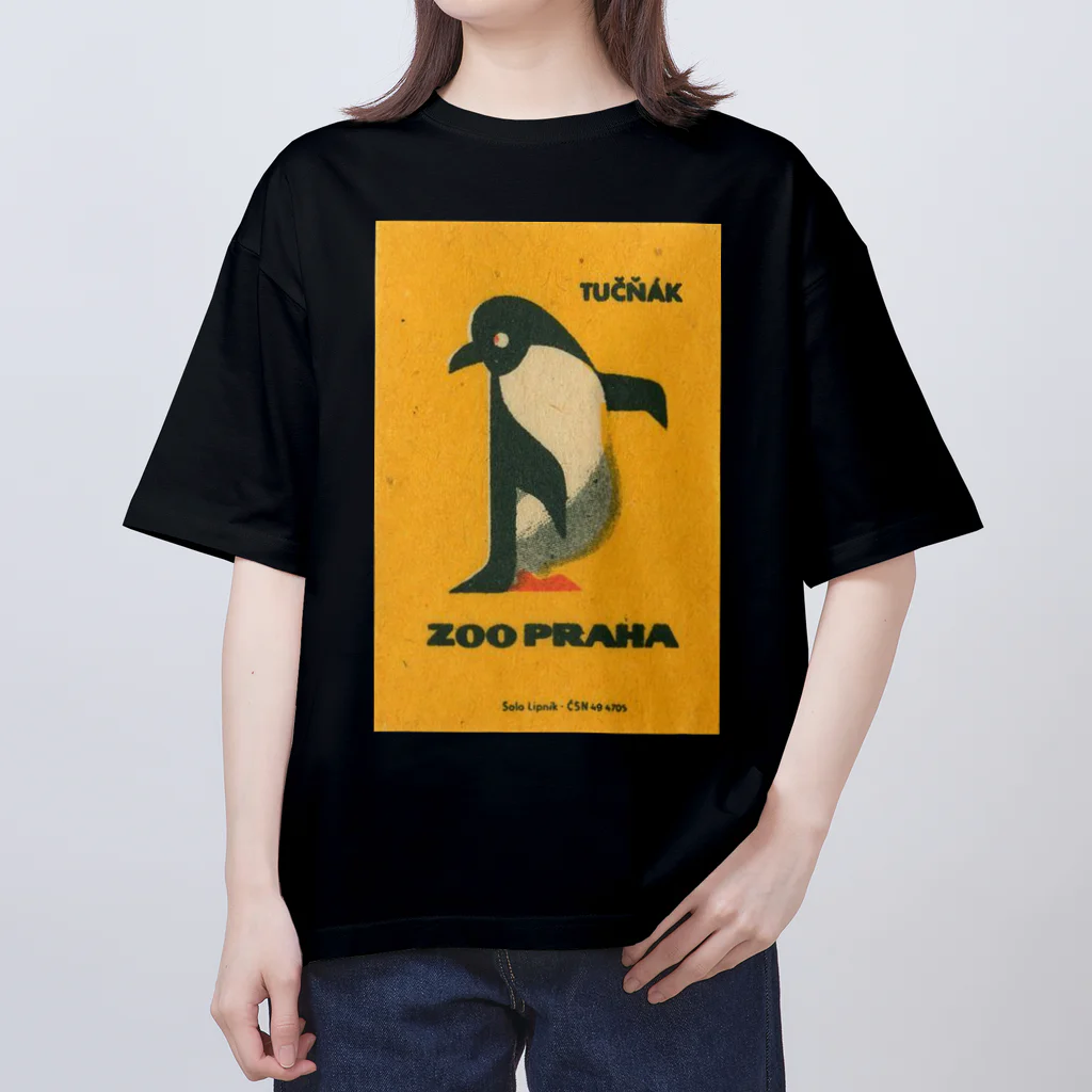 YS VINTAGE WORKSのチェコ・プラハ動物園　ペンギン　 Oversized T-Shirt