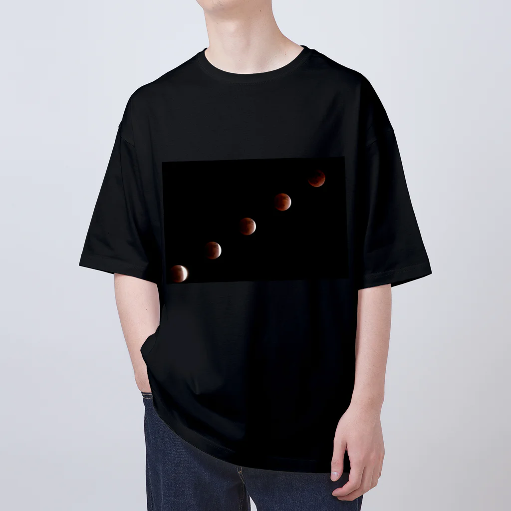 nokkccaの皆既月食 - Total Lunar Eclipse - Oversized T-Shirt