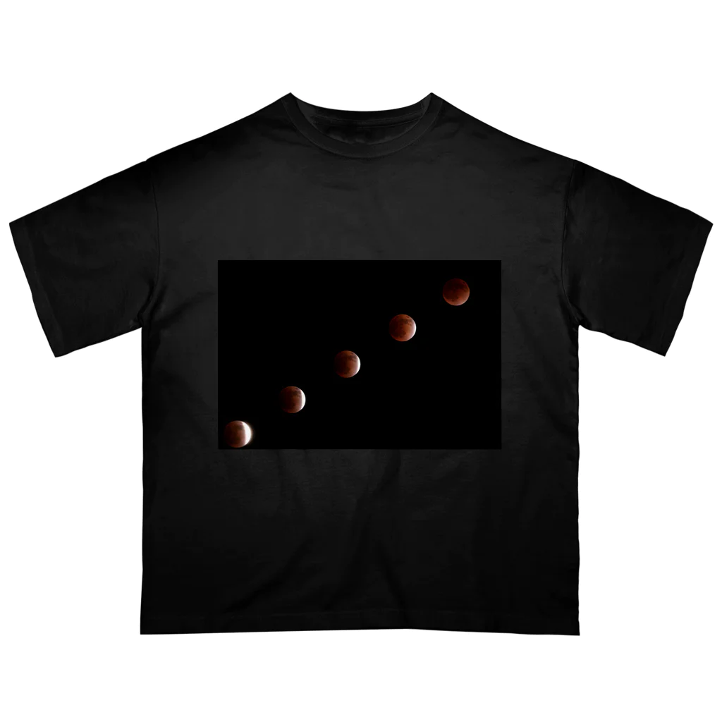 nokkccaの皆既月食 - Total Lunar Eclipse - Oversized T-Shirt