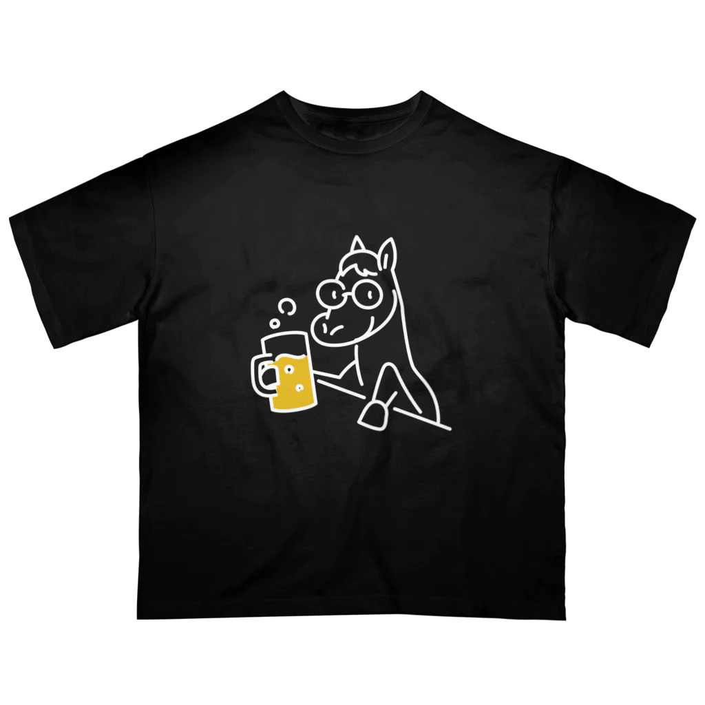 とうけいばのビールが旨いオーバーＴ (濃) Oversized T-Shirt