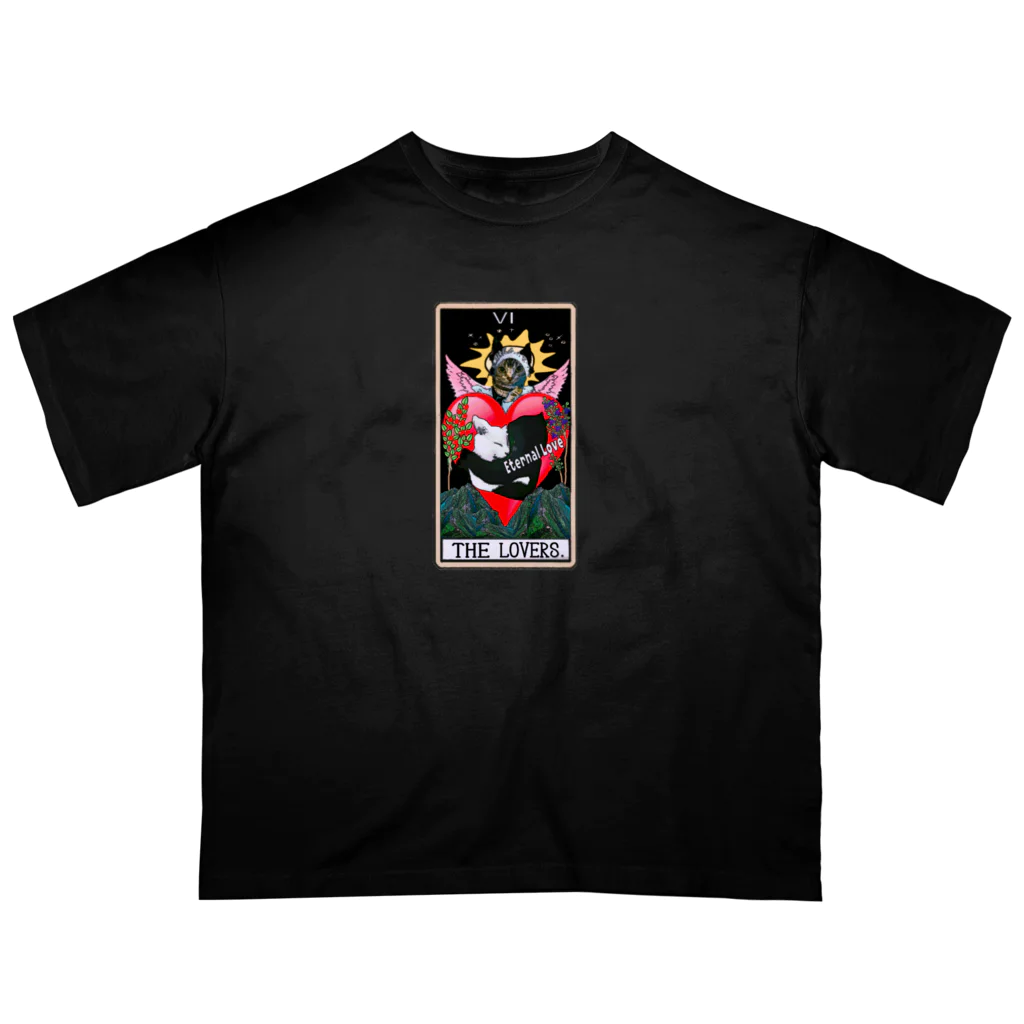 みにゃ次郎のタロットシリーズLOVERS オーバーサイズTシャツ