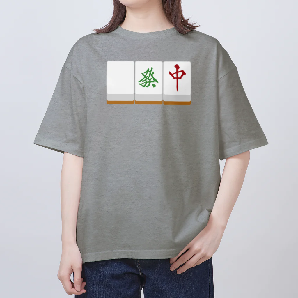 キッズモード某の白發中 ( 麻雀グッズ ) オーバーサイズTシャツ