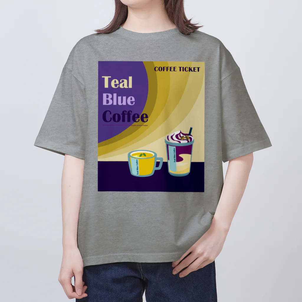 Teal Blue CoffeeのAutumn Fair Oversized T-Shirt