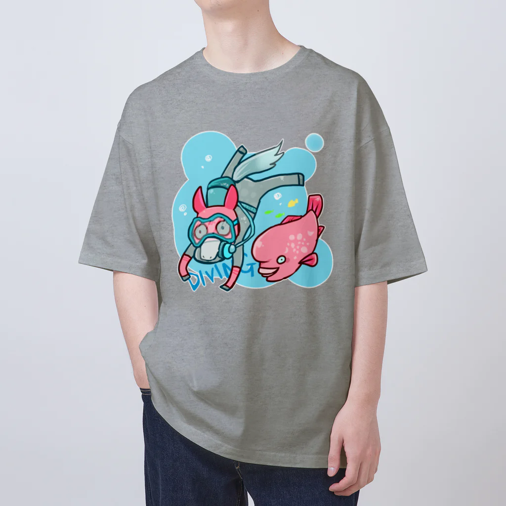 SWの夏の馬たち！ダイビング編 Oversized T-Shirt