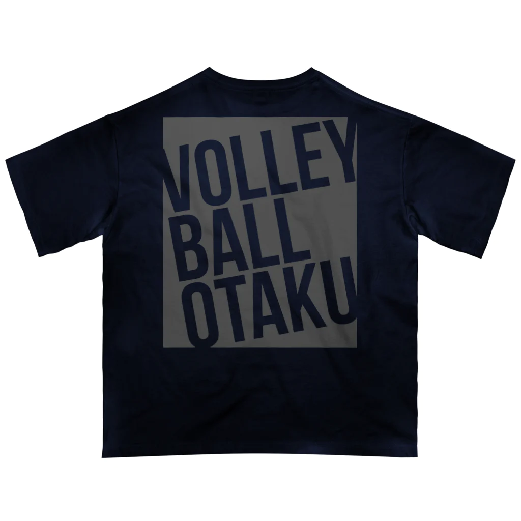 unyounyounyoのVOLLEY BALL OTAKU(オタク)<濃灰> オーバーサイズTシャツ