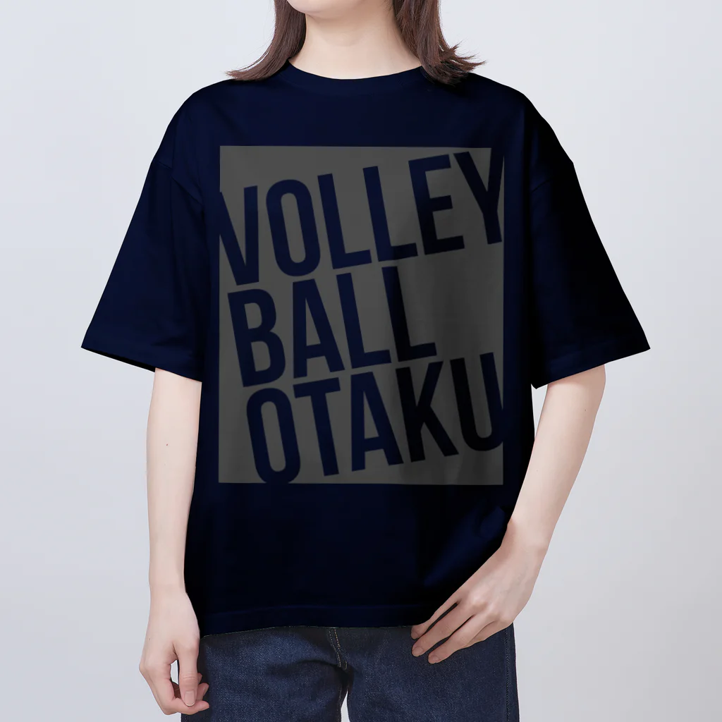 unyounyounyoのVOLLEY BALL OTAKU(オタク)<濃灰> オーバーサイズTシャツ