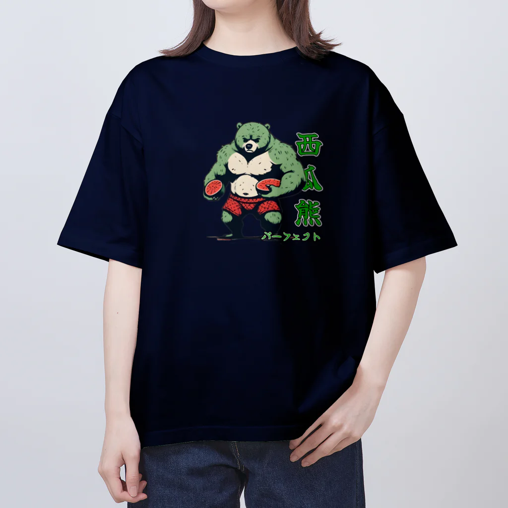 choujirou-Gameのウォーター・クマ・メロンパーフェクト オーバーサイズTシャツ