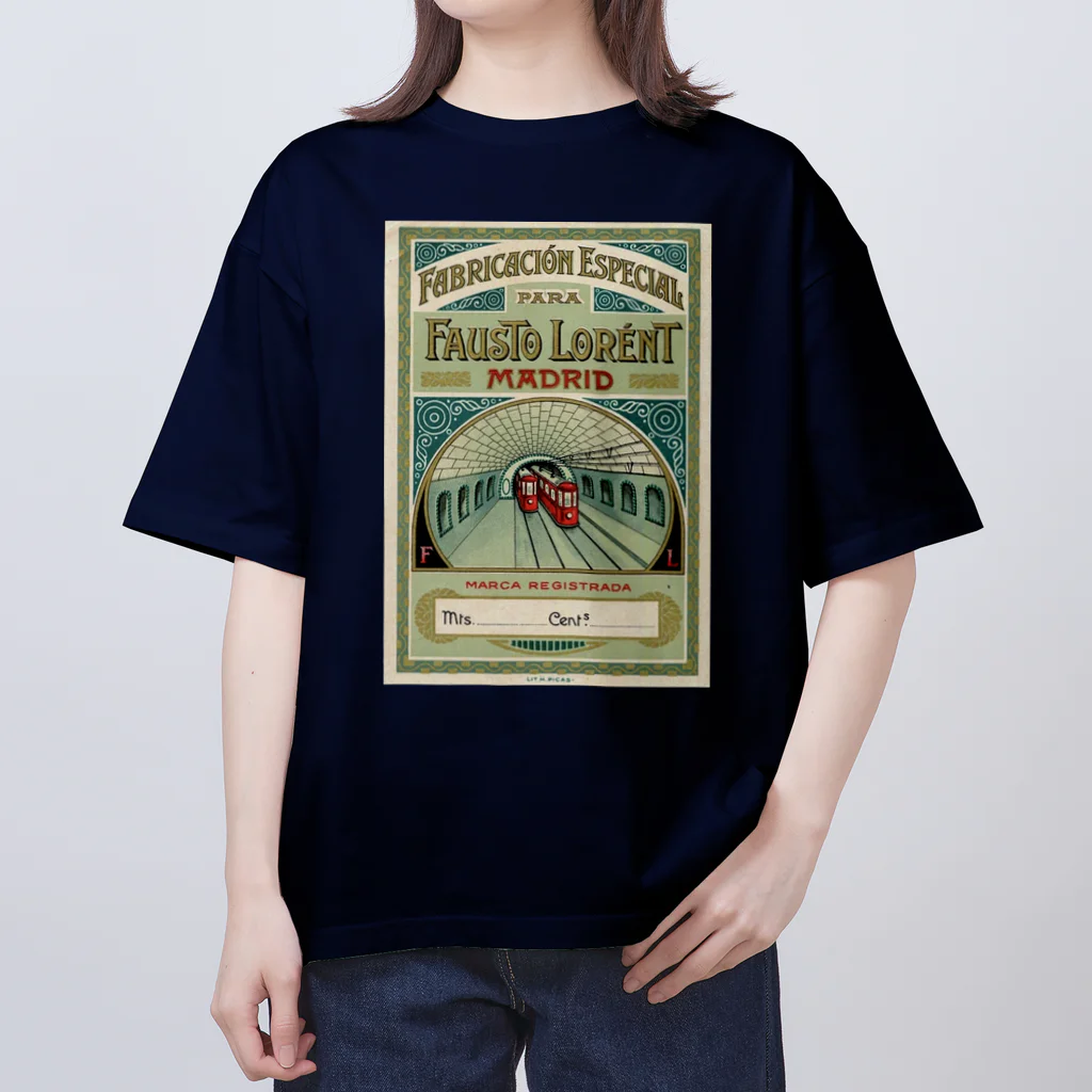 YS VINTAGE WORKSのスペイン・マドリード　地下鉄　1930年代　 Oversized T-Shirt