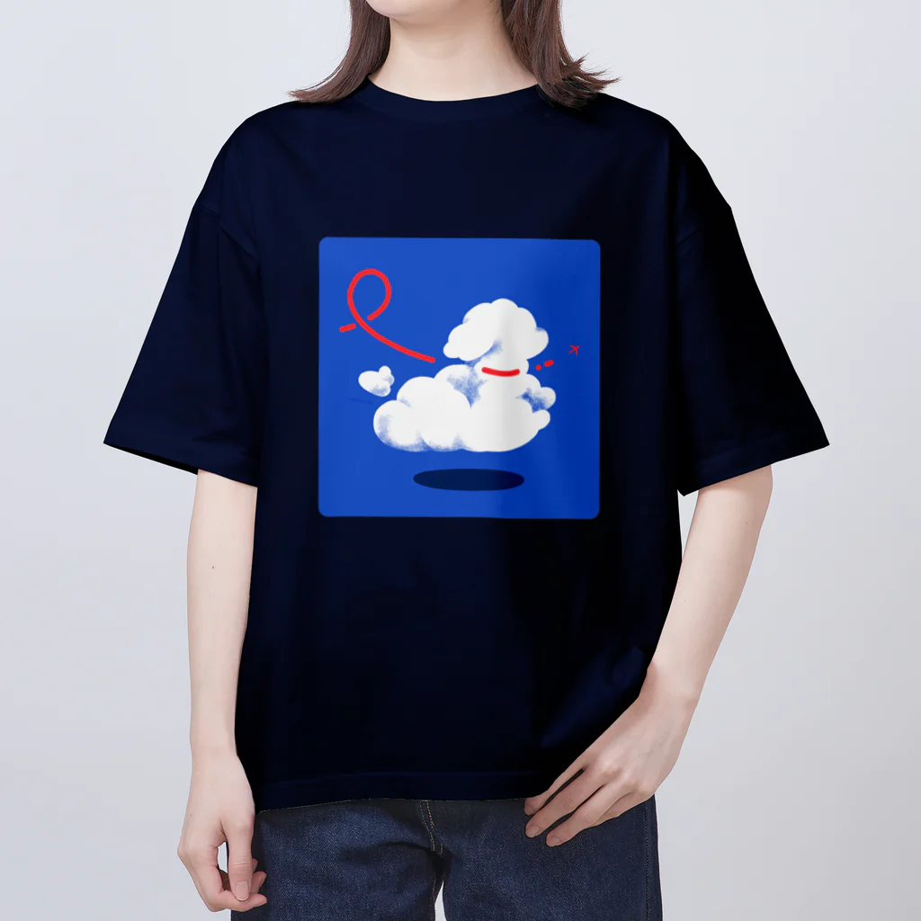rakkosoda / コマイの雲とおさんぽ Oversized T-Shirt