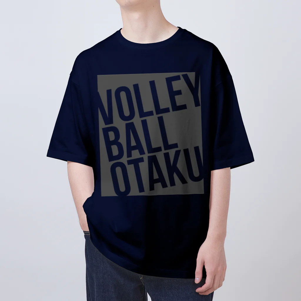 unyounyounyoのVOLLEY BALL OTAKU(オタク)<濃灰> オーバーサイズTシャツ