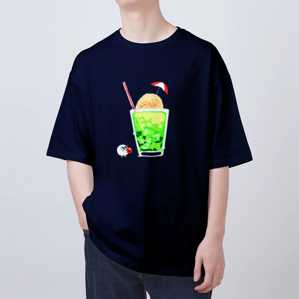 からあげ牧場のクリームソーダと忘れ物 Oversized T-Shirt