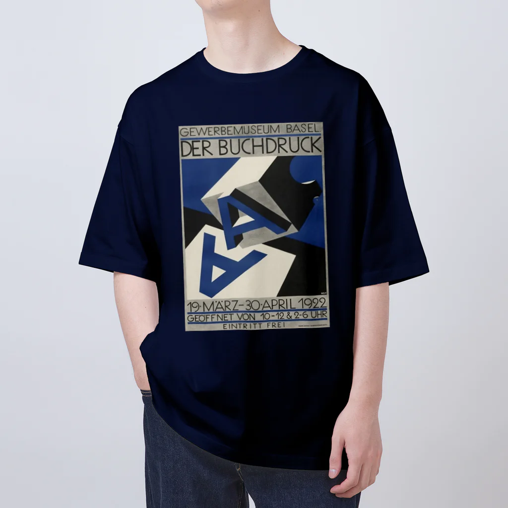 YS VINTAGE WORKSのスイス・バーゼル　1922年 活版印刷 オーバーサイズTシャツ