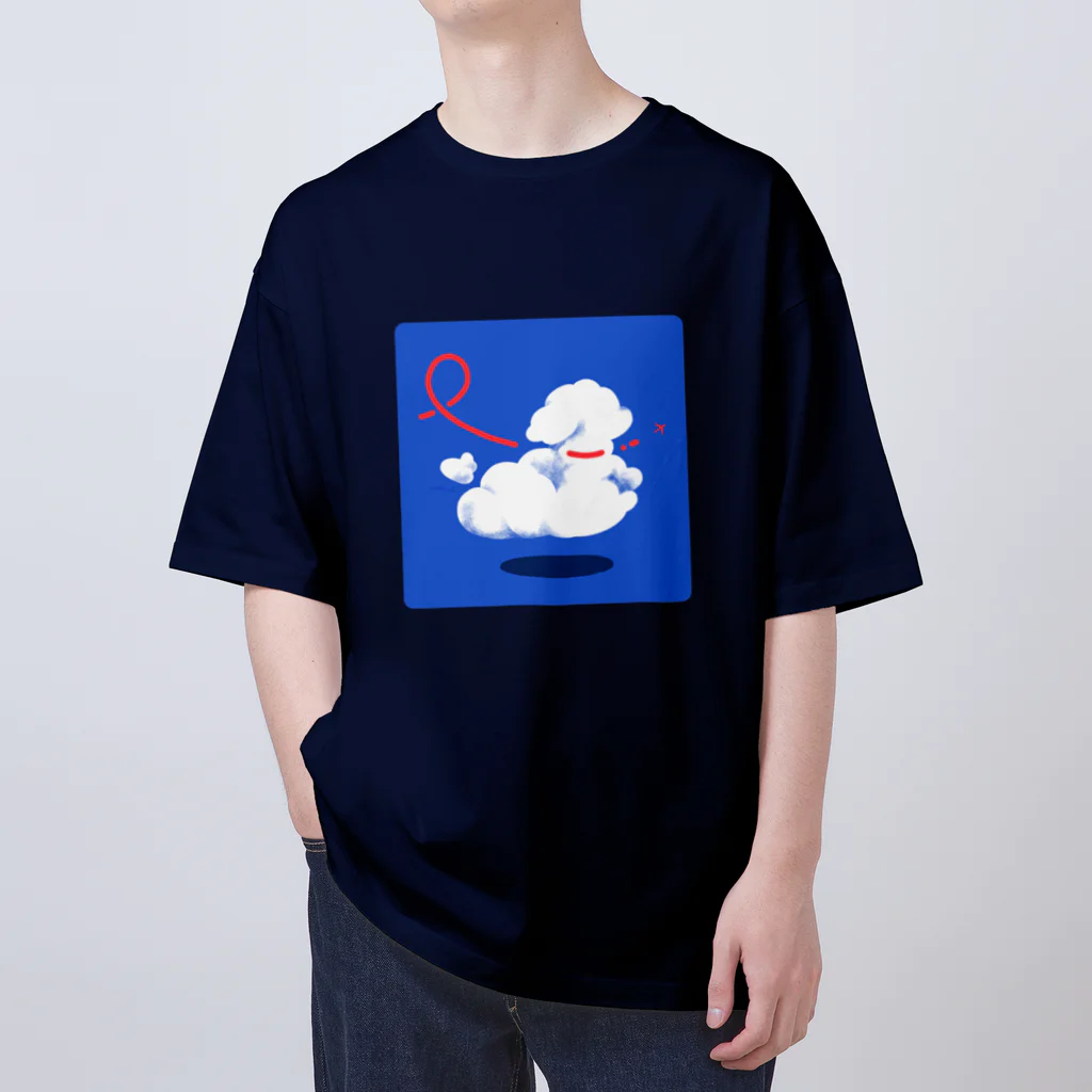 rakkosoda / コマイの雲とおさんぽ Oversized T-Shirt