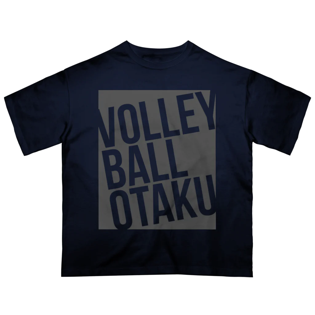 unyounyounyoのVOLLEY BALL OTAKU(オタク)<濃灰> オーバーサイズTシャツ