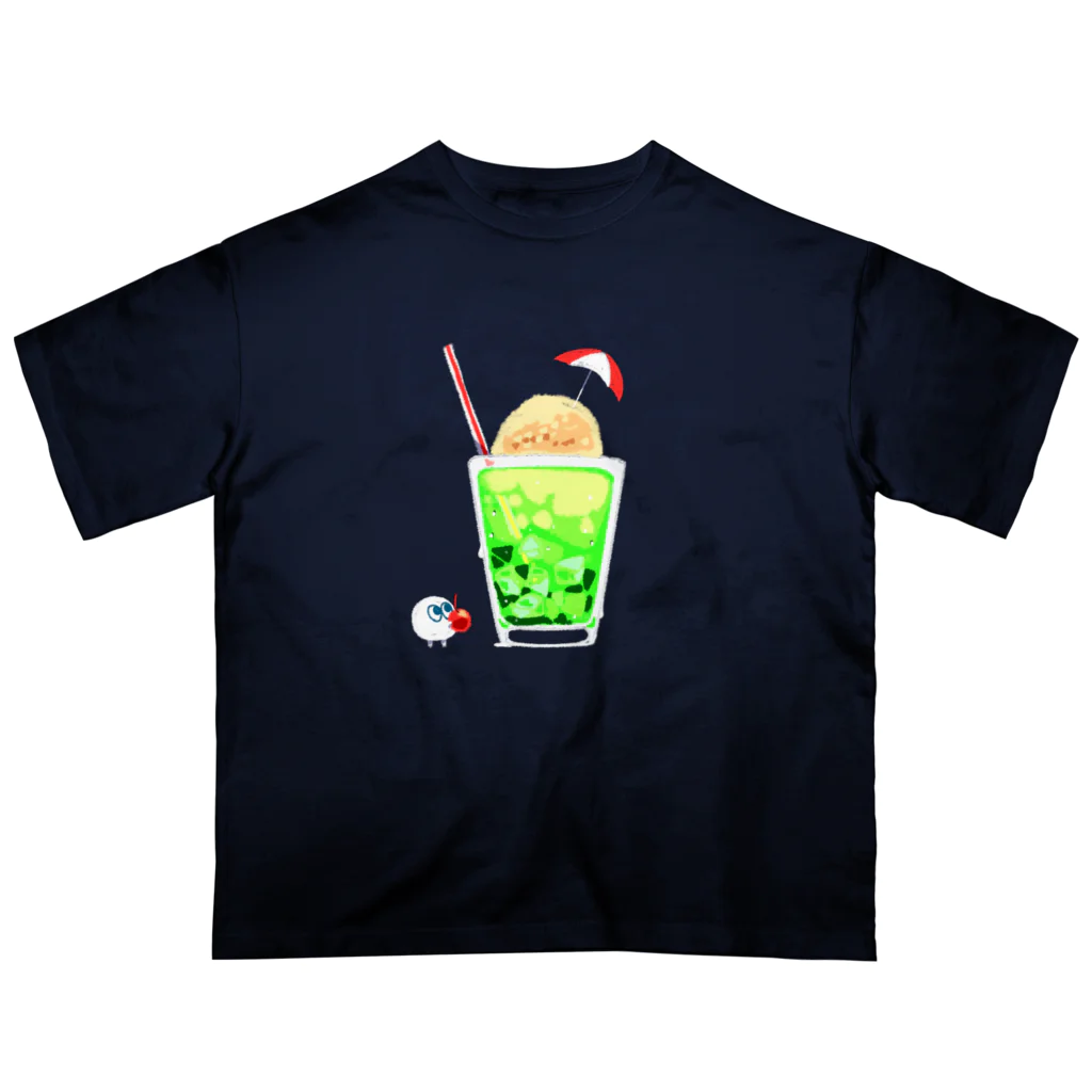 からあげ牧場のクリームソーダと忘れ物 Oversized T-Shirt