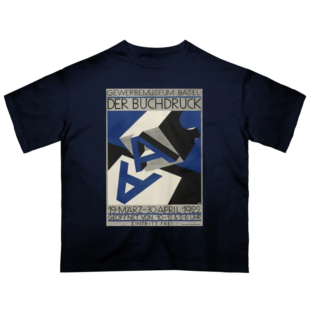 YS VINTAGE WORKSのスイス・バーゼル　1922年 活版印刷 オーバーサイズTシャツ