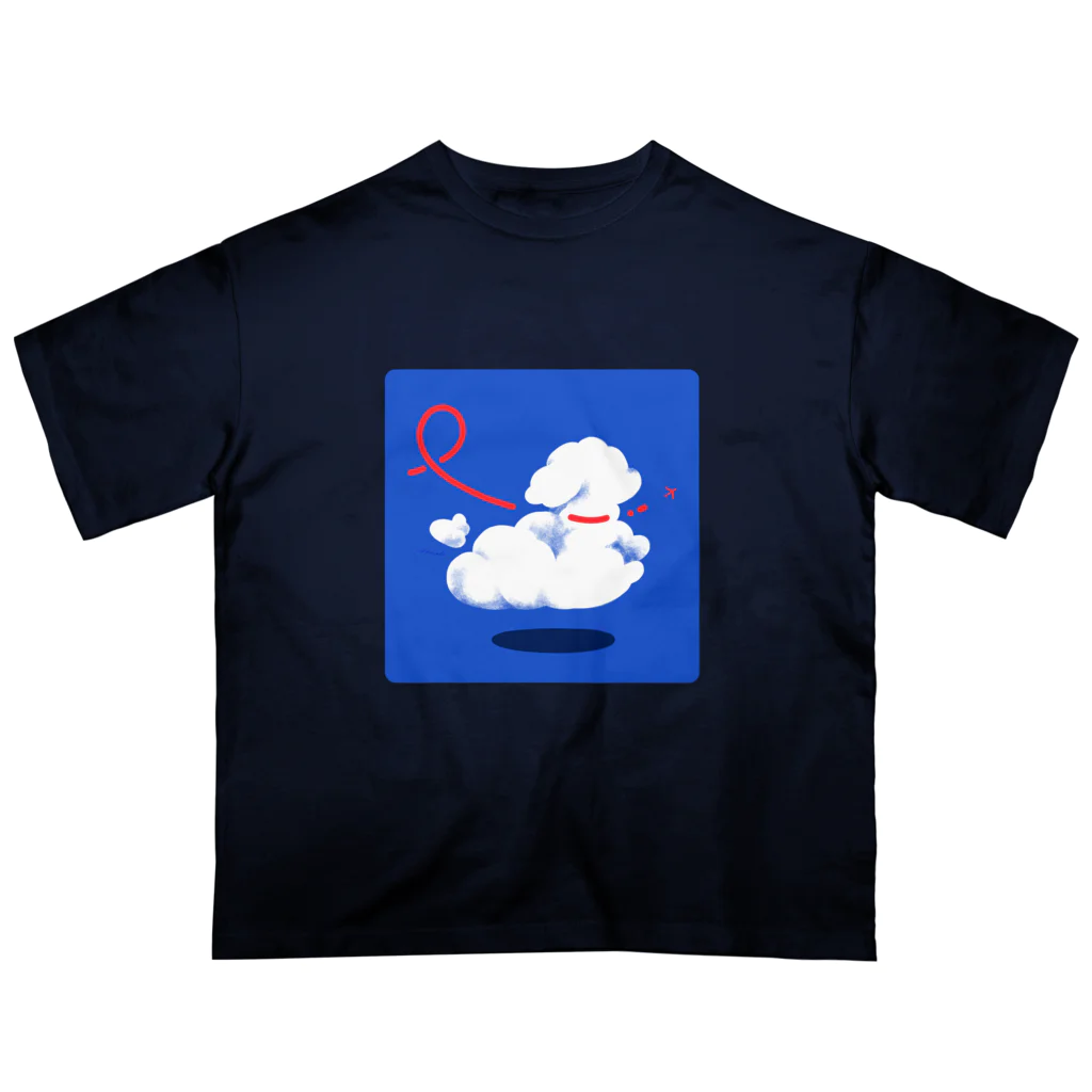rakkosoda / コマイの雲とおさんぽ オーバーサイズTシャツ