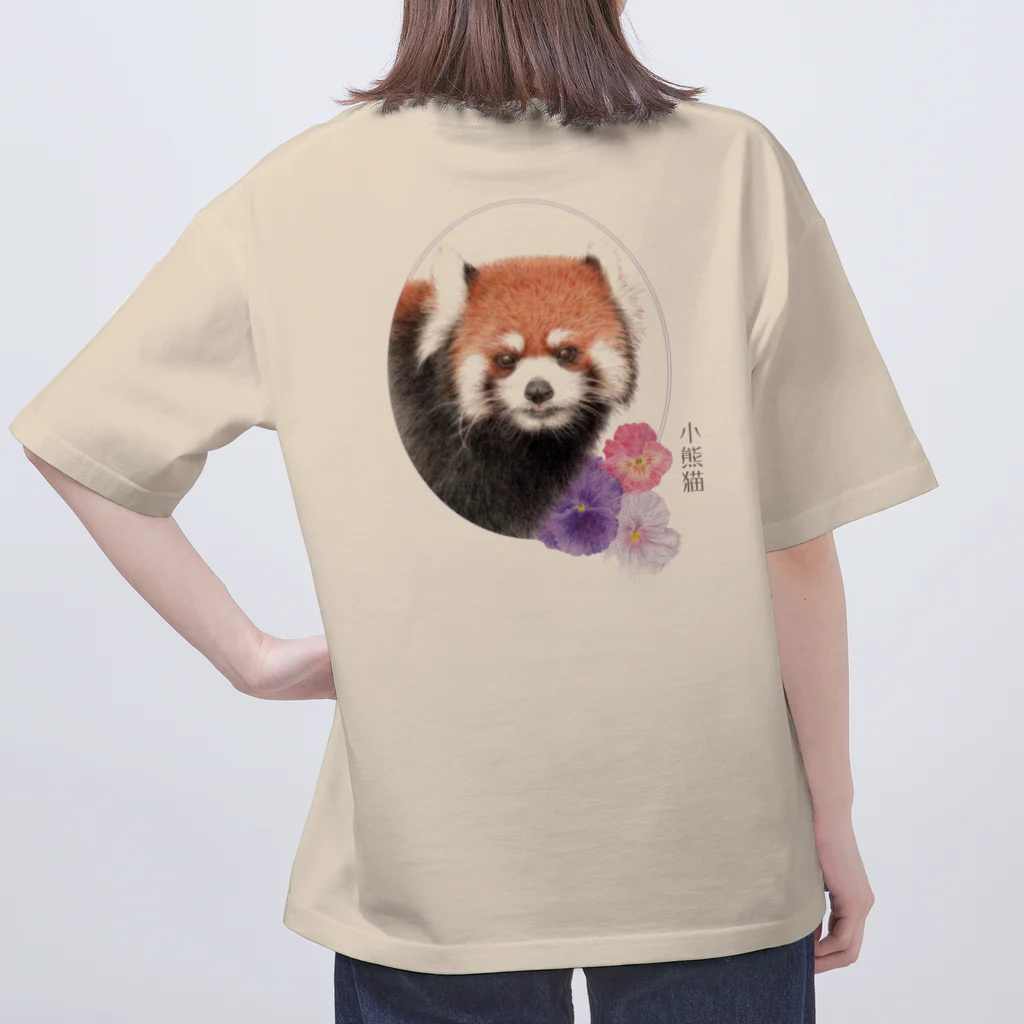 rokoの小熊猫（レッサーパンダ） オーバーサイズTシャツ