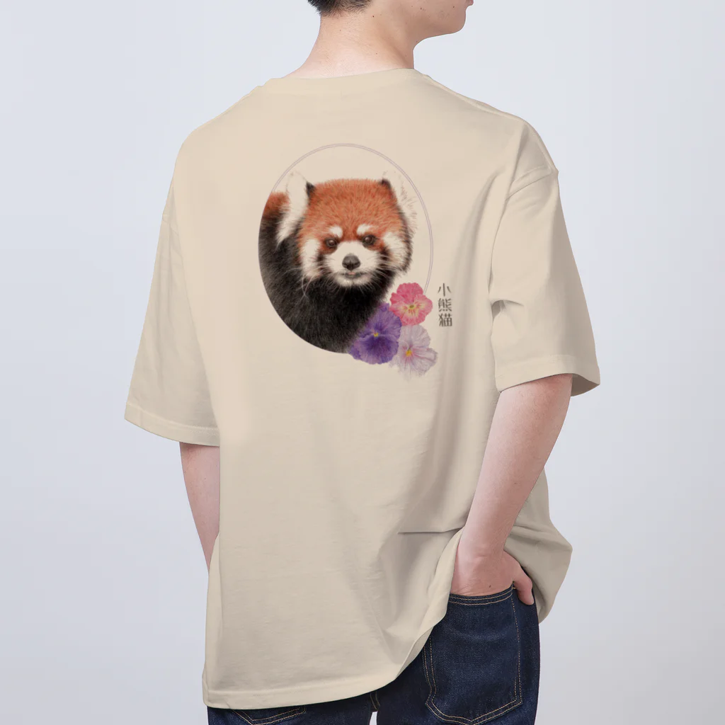 rokoの小熊猫（レッサーパンダ） オーバーサイズTシャツ