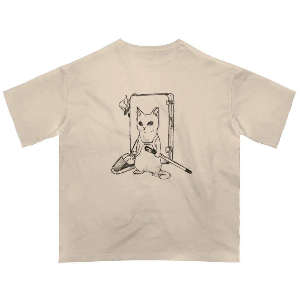 雨楽會のILL KITTEN オーバーサイズTシャツ