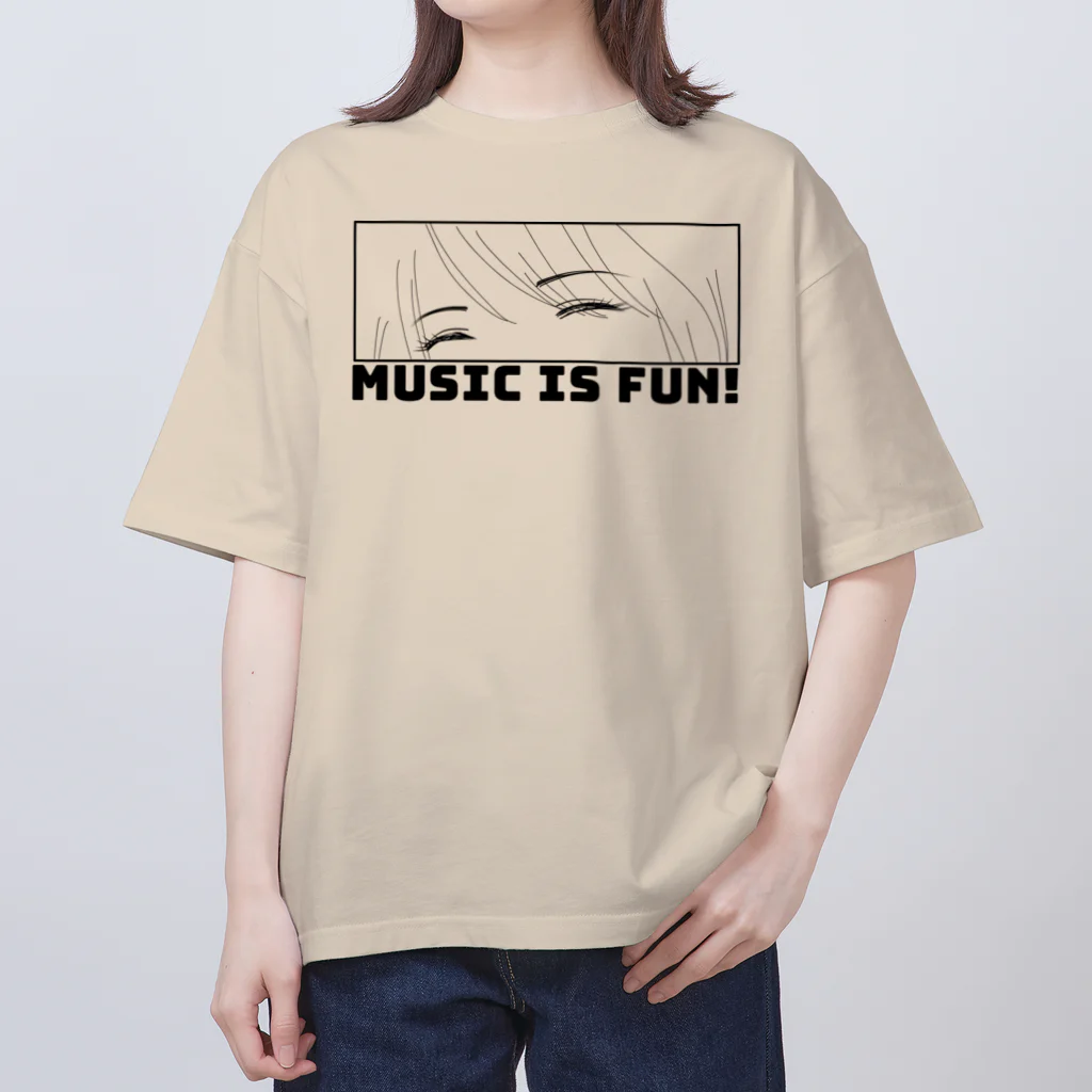 USAGI DESIGN -emi-の音楽って楽しい！ Oversized T-Shirt