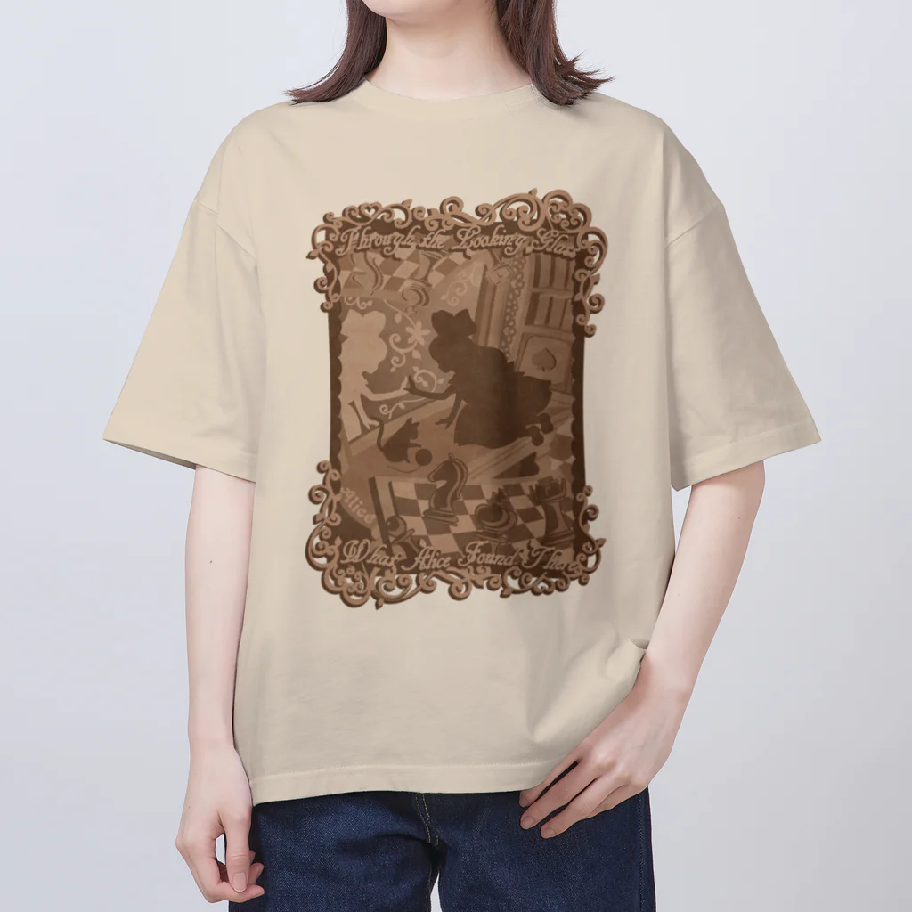 tammytammyの鏡の国のアリス・アンティーク オーバーサイズTシャツ