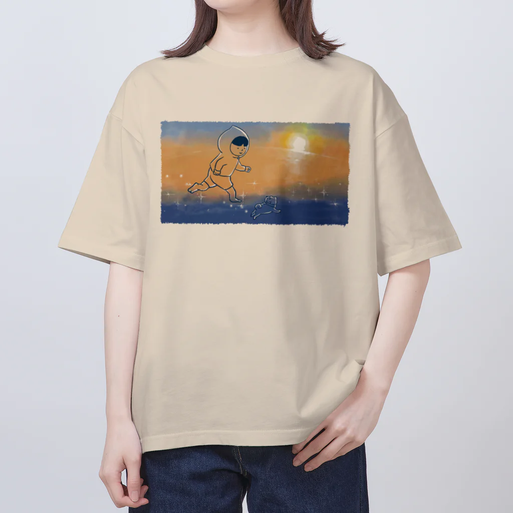 喫茶トラウベのくりぼーやの夢 オーバーサイズTシャツ