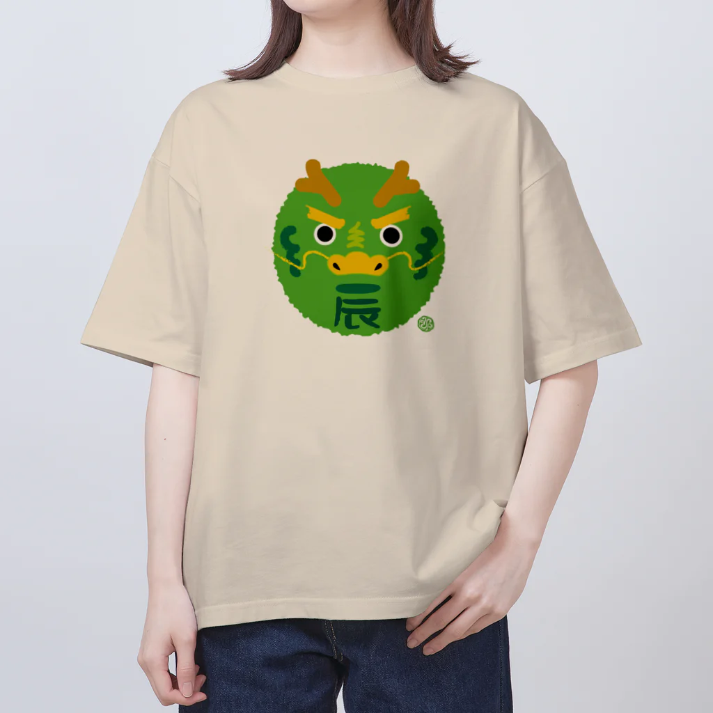 Atelier Pomme verte の竜の顔 オーバーサイズTシャツ