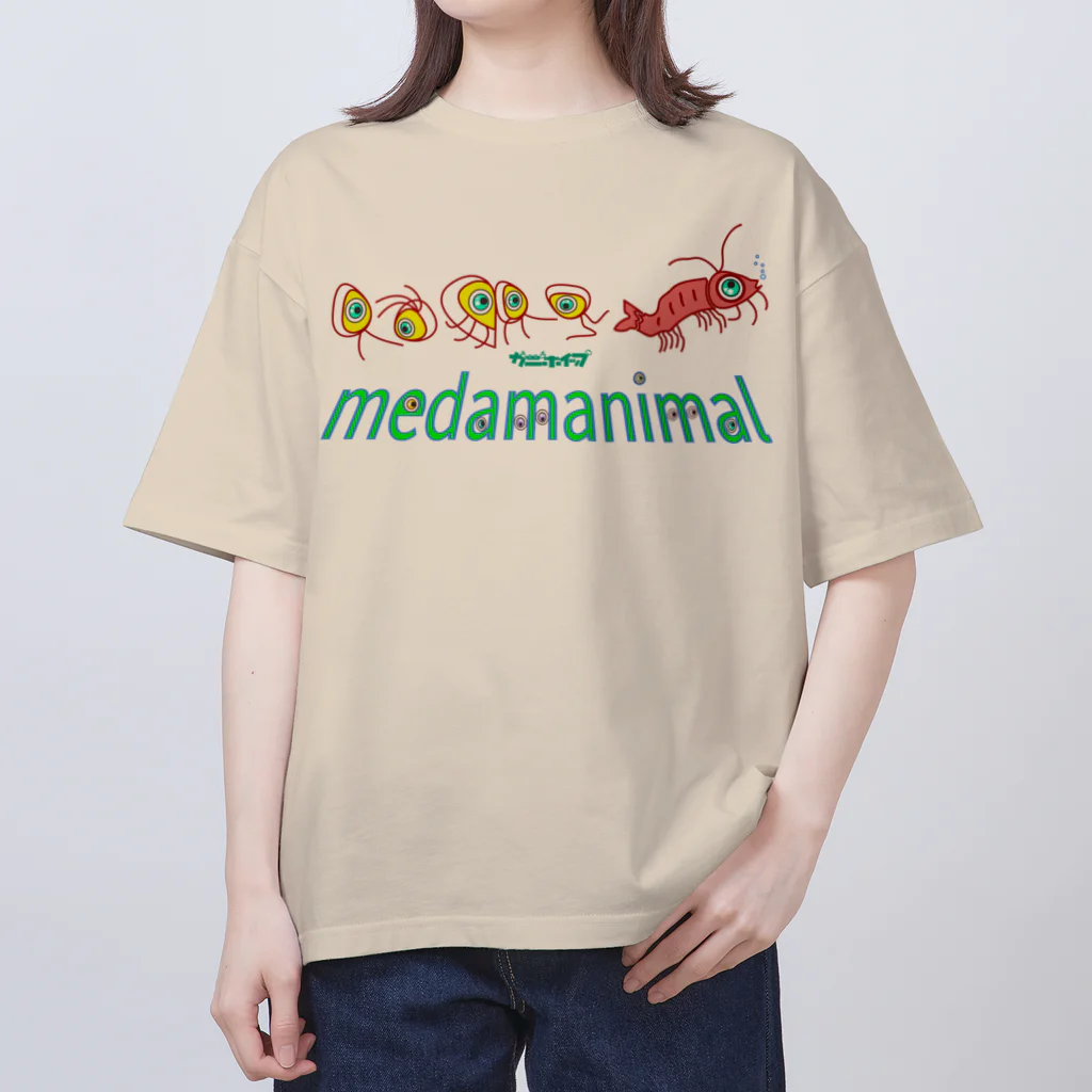 カニホイップのmedamanimal オーバーサイズTシャツ