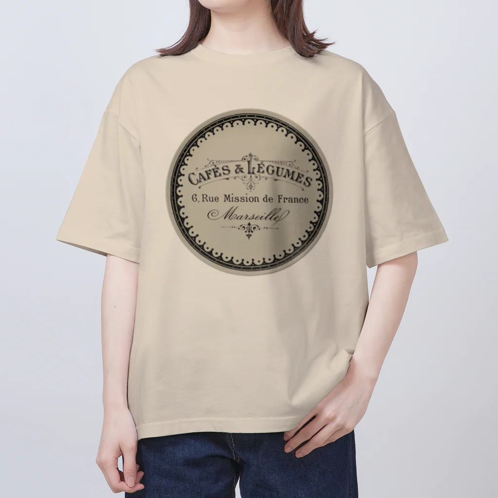 YS VINTAGE WORKSのフランス・マルセイユ CAFE Marseille  Oversized T-Shirt