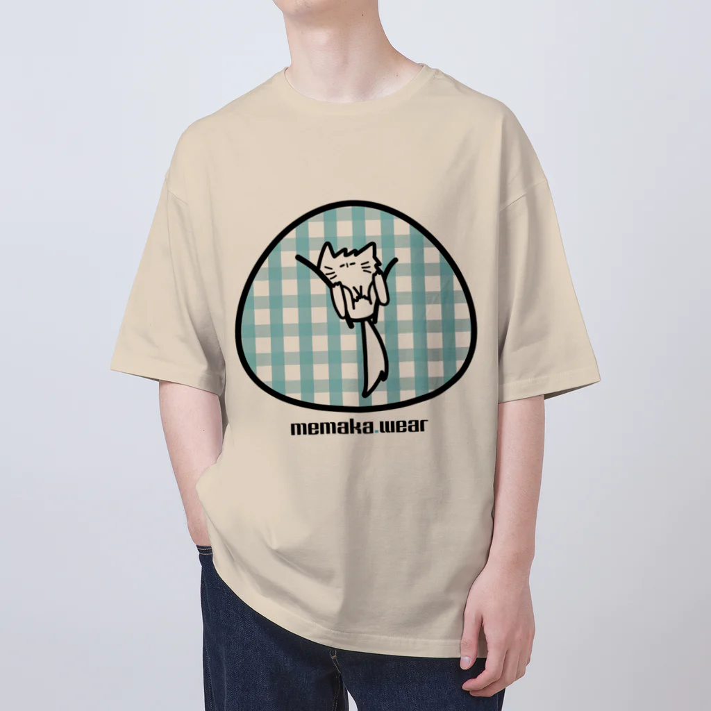 memakaのshirokemo ねこ くつろぎ オーバーサイズTシャツ