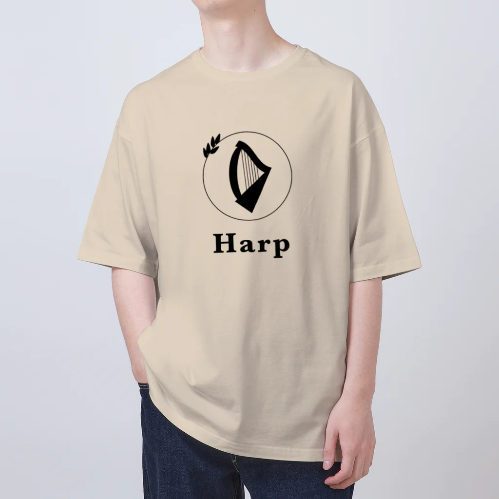 あんぱんのハープ　Harp オーバーサイズTシャツ