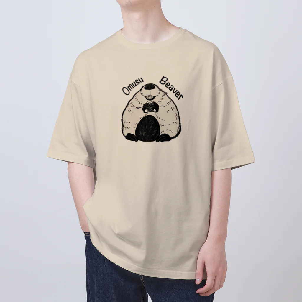 Theビーバーズ byこあらゆうのおむすビーバー　Omusu-Beaver Oversized T-Shirt