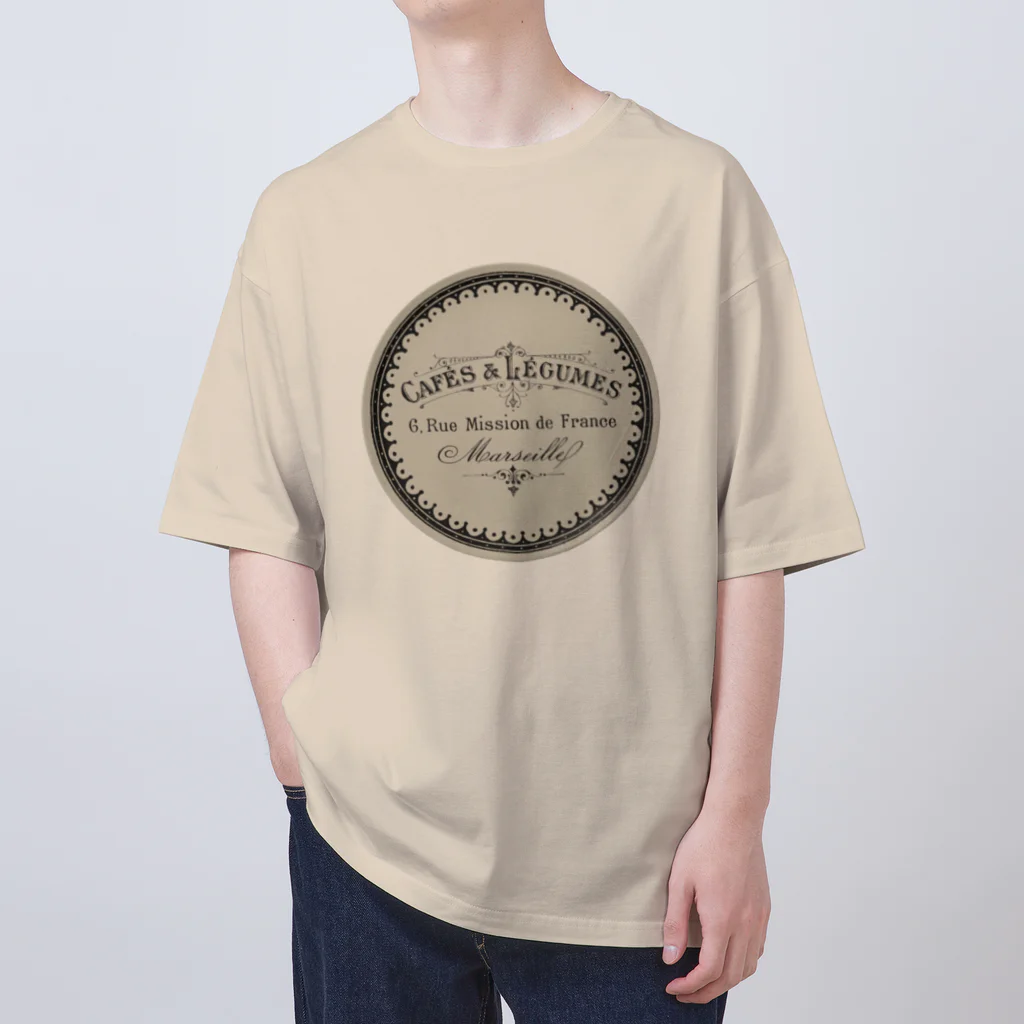 YS VINTAGE WORKSのフランス・マルセイユ CAFE Marseille  Oversized T-Shirt